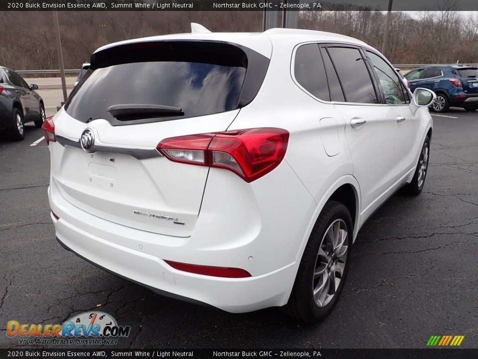 2020 Buick Envision Essence AWD Summit White / Light Neutral Photo #6