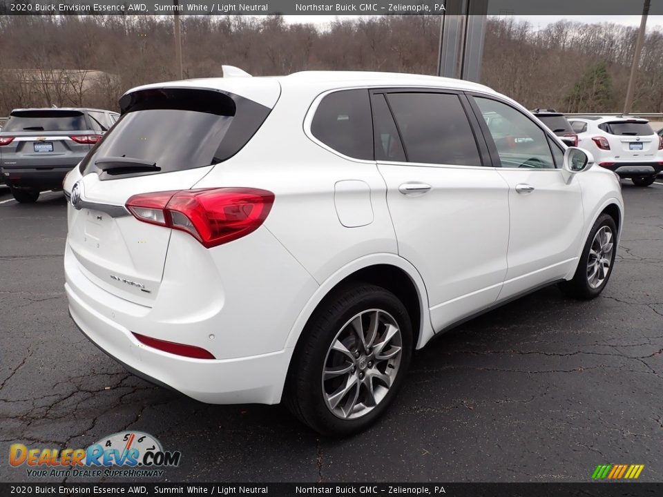 2020 Buick Envision Essence AWD Summit White / Light Neutral Photo #7