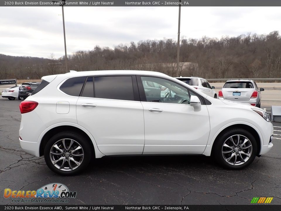 2020 Buick Envision Essence AWD Summit White / Light Neutral Photo #8