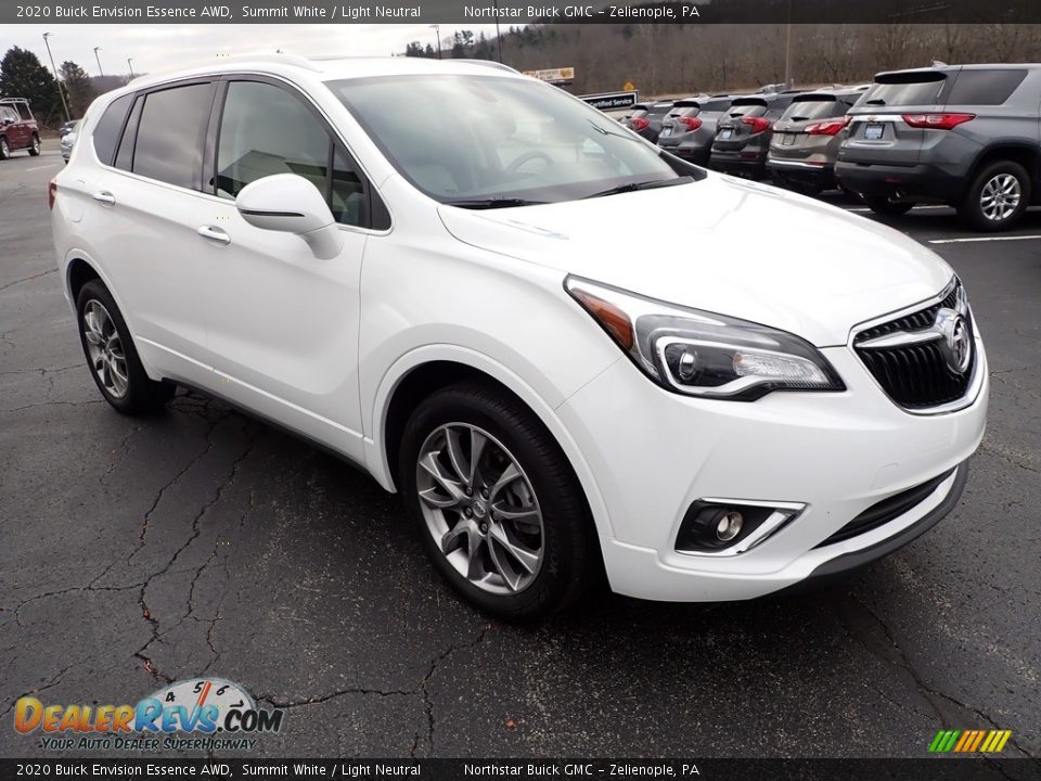 2020 Buick Envision Essence AWD Summit White / Light Neutral Photo #9