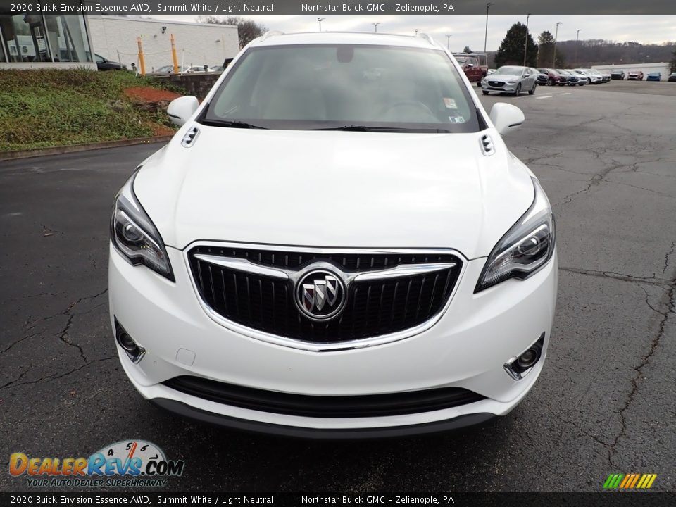 2020 Buick Envision Essence AWD Summit White / Light Neutral Photo #11