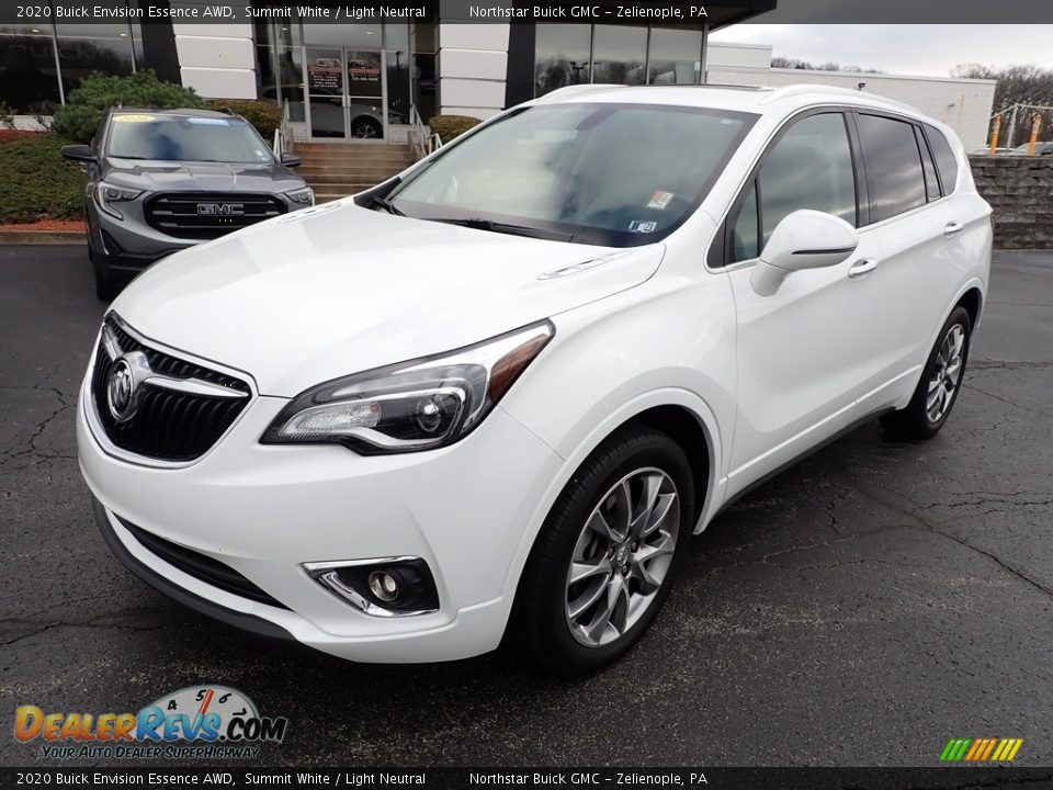 2020 Buick Envision Essence AWD Summit White / Light Neutral Photo #12