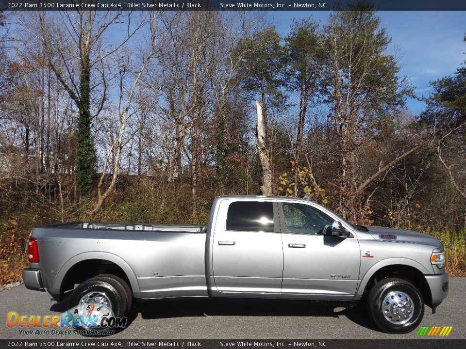 Billet Silver Metallic 2022 Ram 3500 Laramie Crew Cab 4x4 Photo #5