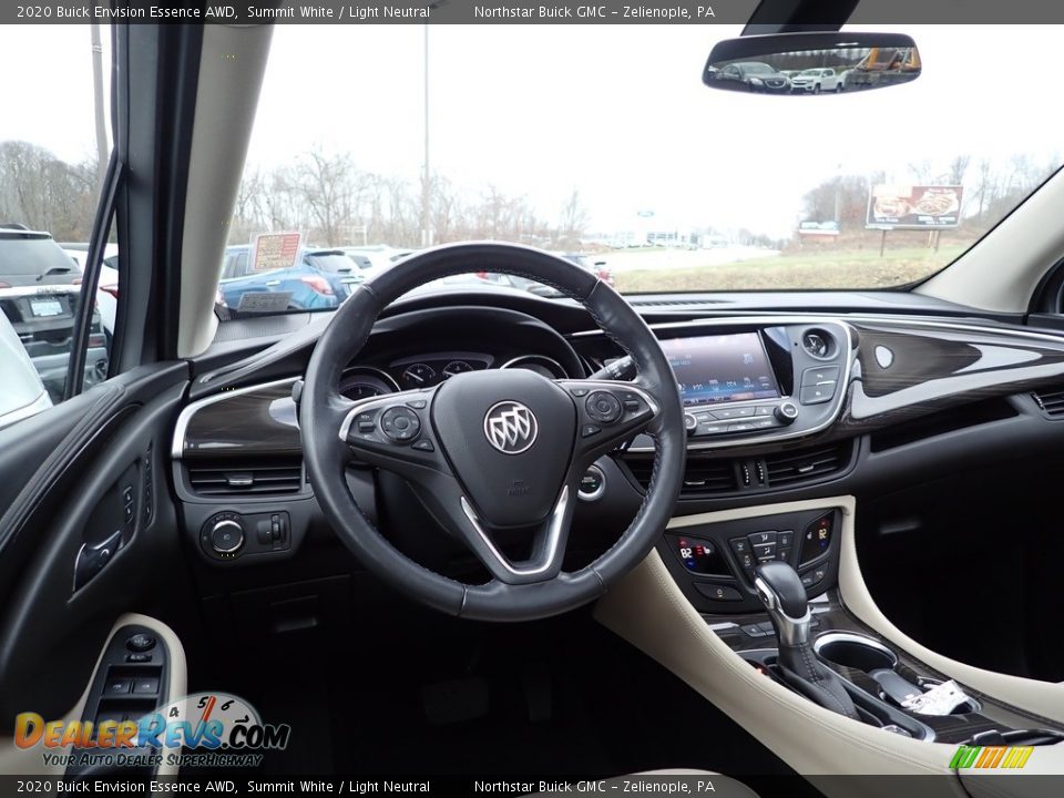 2020 Buick Envision Essence AWD Summit White / Light Neutral Photo #19