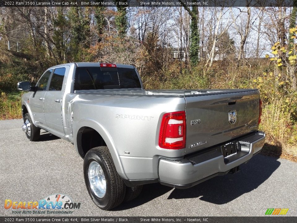 2022 Ram 3500 Laramie Crew Cab 4x4 Billet Silver Metallic / Black Photo #9