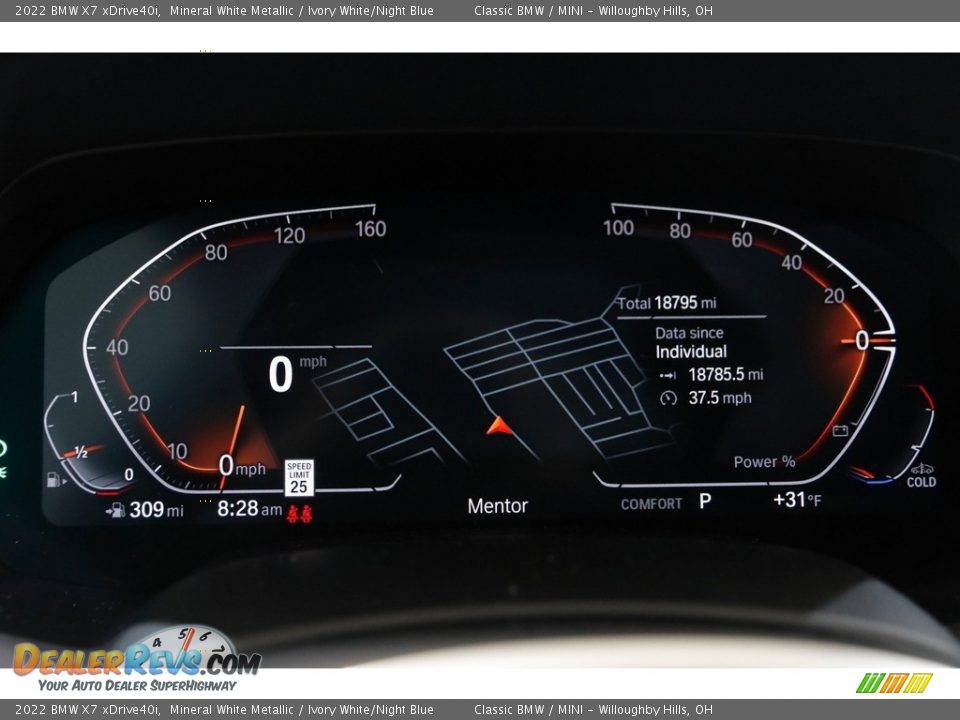 2022 BMW X7 xDrive40i Gauges Photo #8