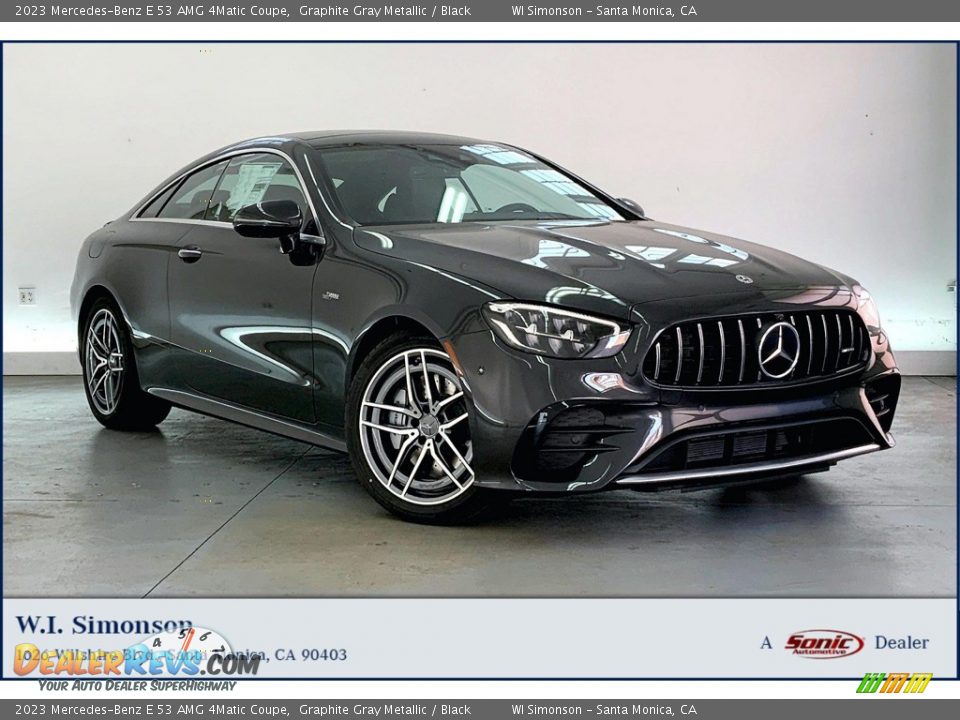 2023 Mercedes-Benz E 53 AMG 4Matic Coupe Graphite Gray Metallic / Black Photo #1