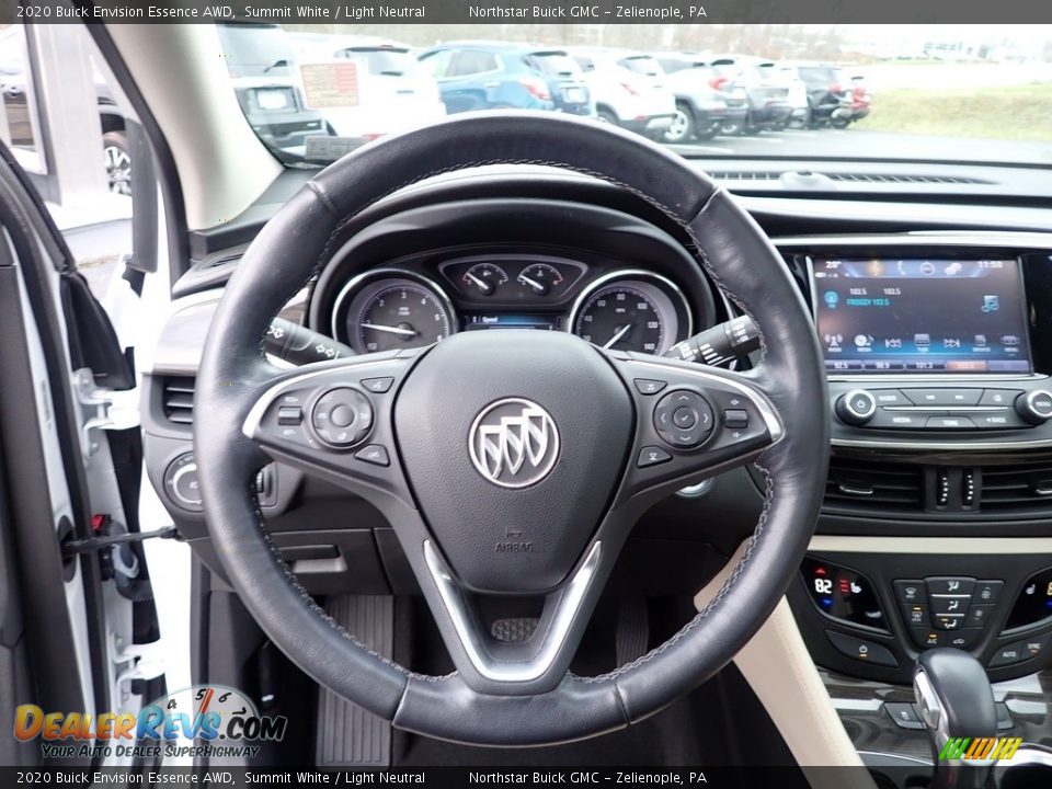2020 Buick Envision Essence AWD Summit White / Light Neutral Photo #29