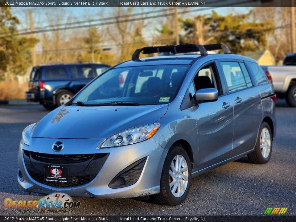 2012 Mazda MAZDA5 Sport Liquid Silver Metallic / Black Photo #1