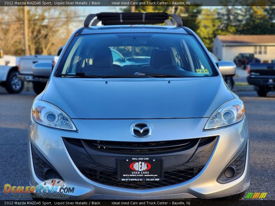 2012 Mazda MAZDA5 Sport Liquid Silver Metallic / Black Photo #3