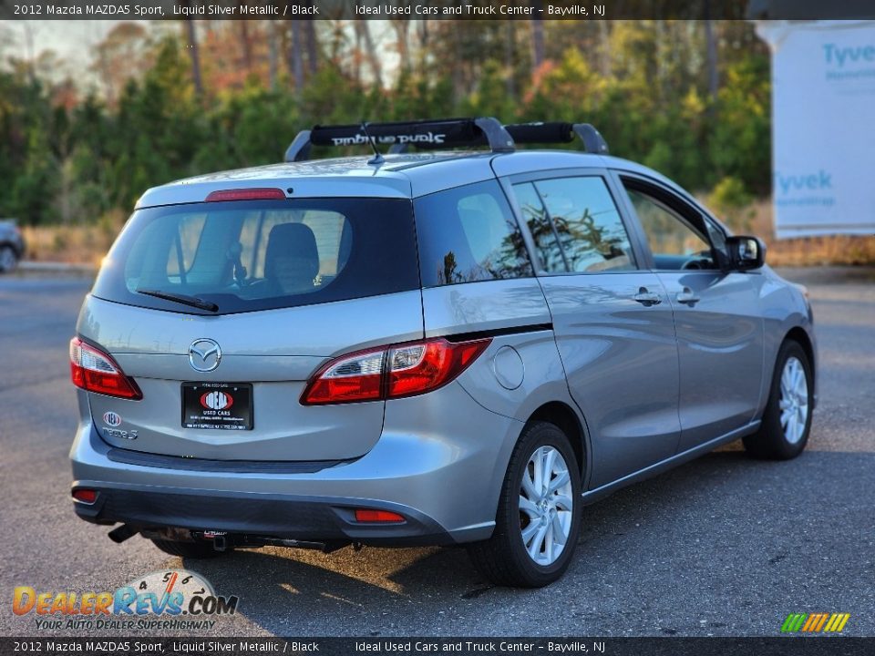 2012 Mazda MAZDA5 Sport Liquid Silver Metallic / Black Photo #7