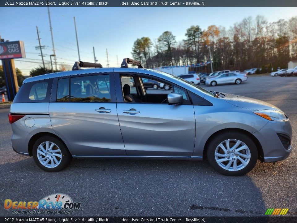 2012 Mazda MAZDA5 Sport Liquid Silver Metallic / Black Photo #8