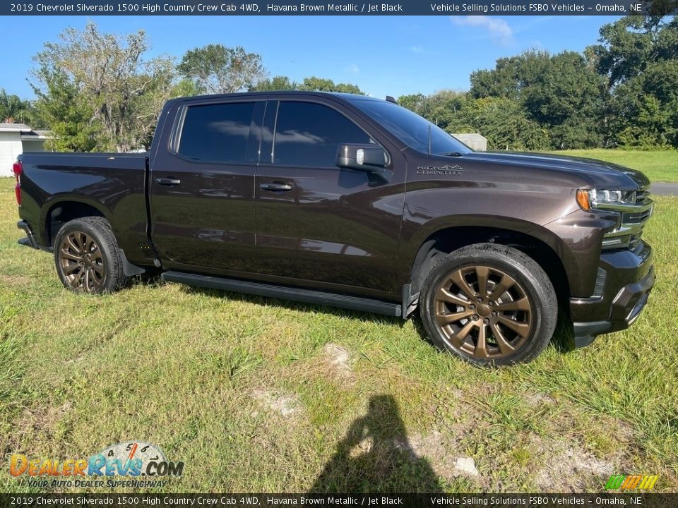 Havana Brown Metallic 2019 Chevrolet Silverado 1500 High Country Crew Cab 4WD Photo #1