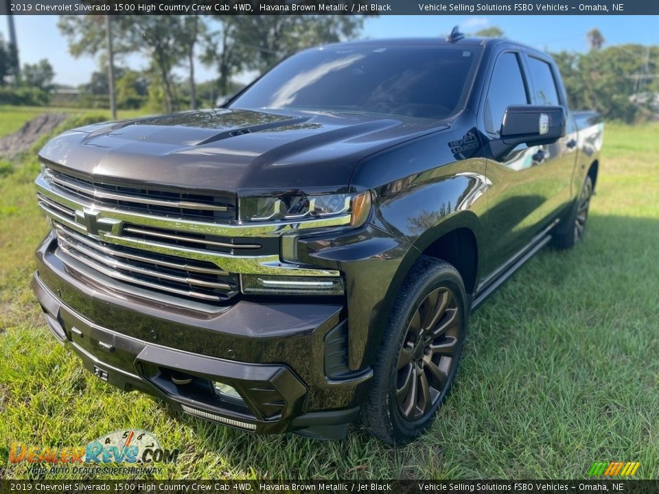 2019 Chevrolet Silverado 1500 High Country Crew Cab 4WD Havana Brown Metallic / Jet Black Photo #2