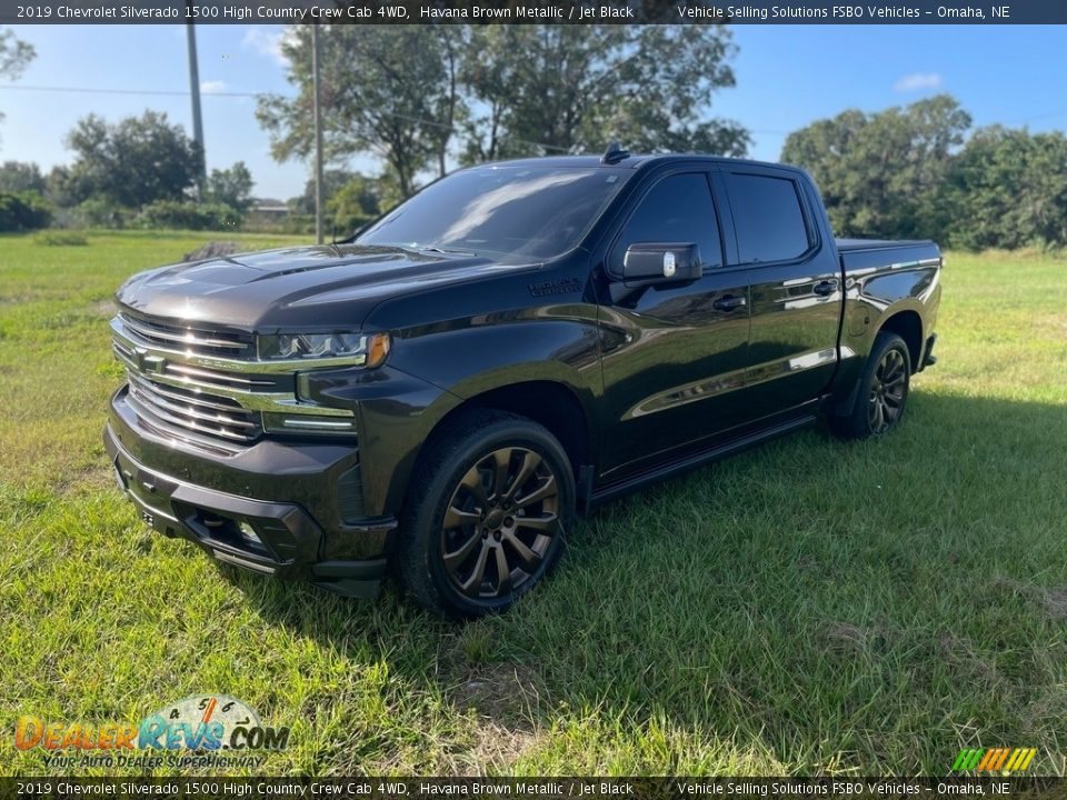 2019 Chevrolet Silverado 1500 High Country Crew Cab 4WD Havana Brown Metallic / Jet Black Photo #3