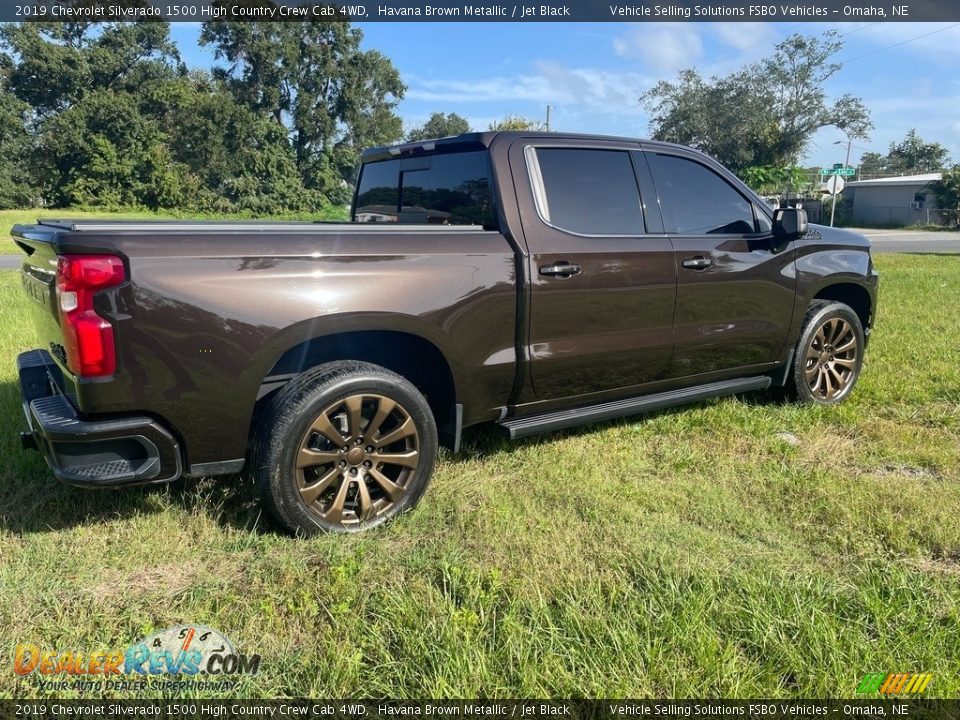 2019 Chevrolet Silverado 1500 High Country Crew Cab 4WD Havana Brown Metallic / Jet Black Photo #4