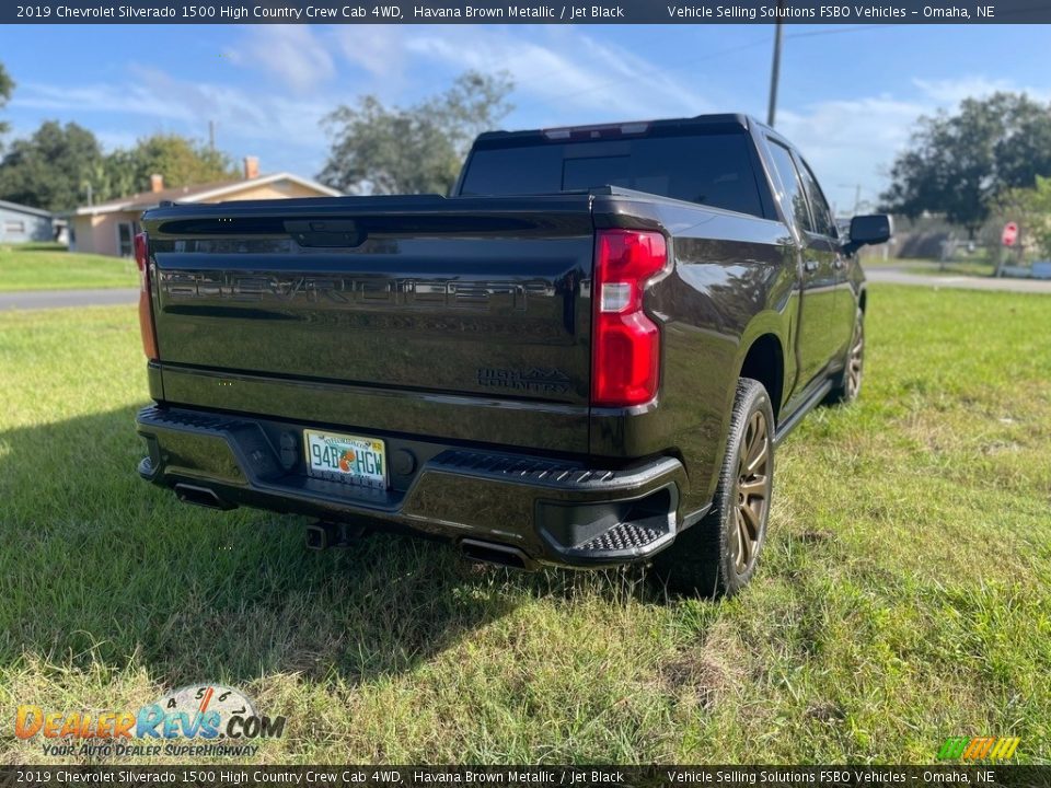 2019 Chevrolet Silverado 1500 High Country Crew Cab 4WD Havana Brown Metallic / Jet Black Photo #5