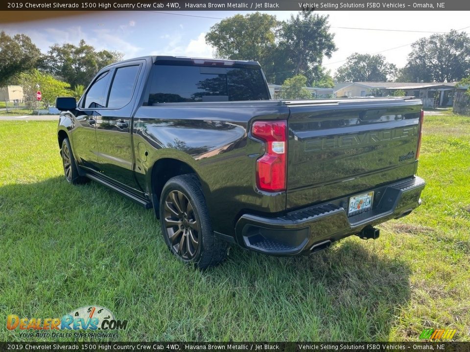 2019 Chevrolet Silverado 1500 High Country Crew Cab 4WD Havana Brown Metallic / Jet Black Photo #7