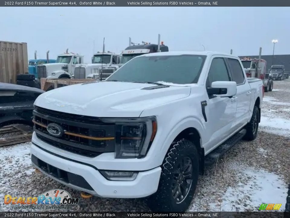 2022 Ford F150 Tremor SuperCrew 4x4 Oxford White / Black Photo #1