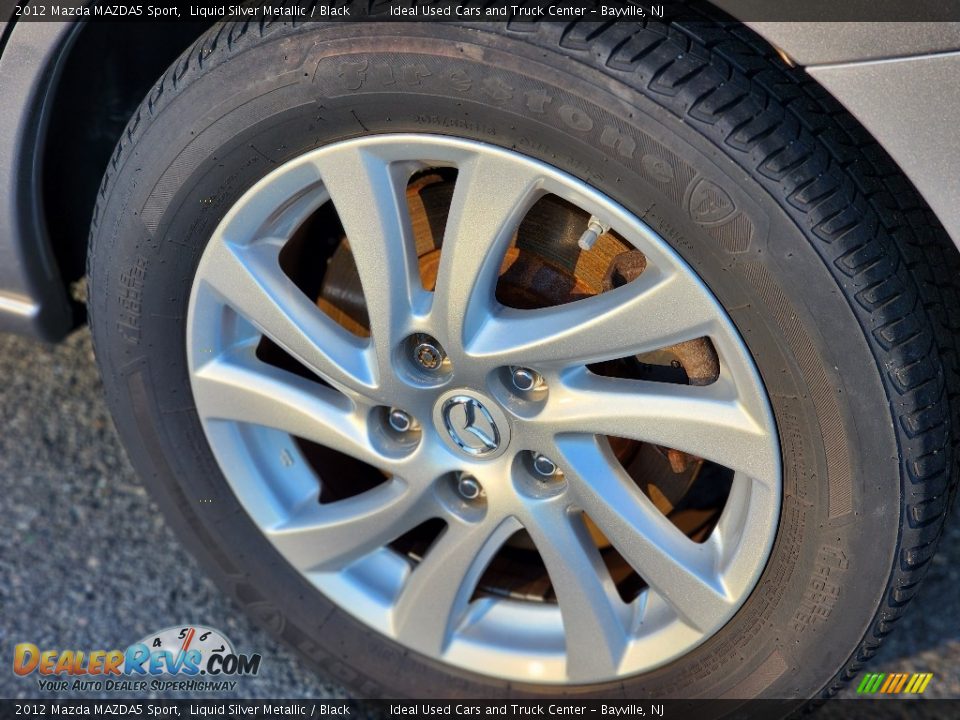 2012 Mazda MAZDA5 Sport Liquid Silver Metallic / Black Photo #20
