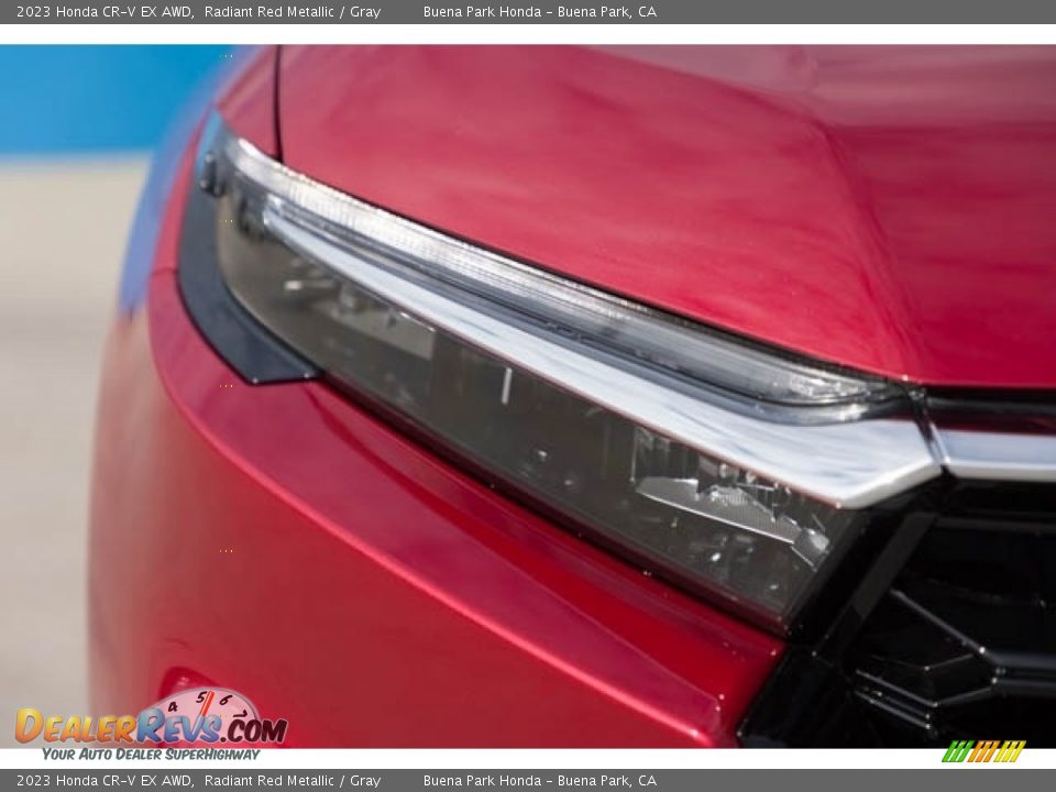 2023 Honda CR-V EX AWD Radiant Red Metallic / Gray Photo #4