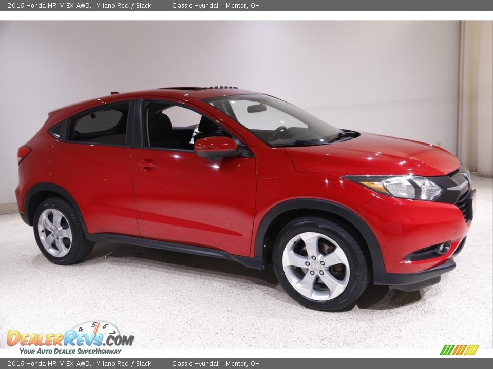2016 Honda HR-V EX AWD Milano Red / Black Photo #1