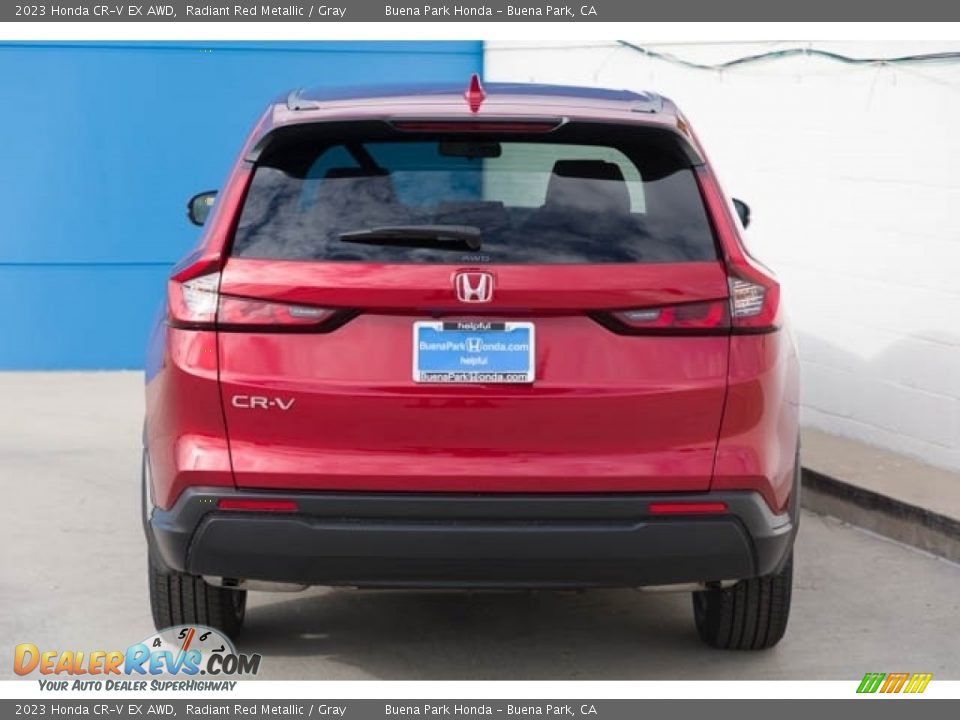 2023 Honda CR-V EX AWD Radiant Red Metallic / Gray Photo #7
