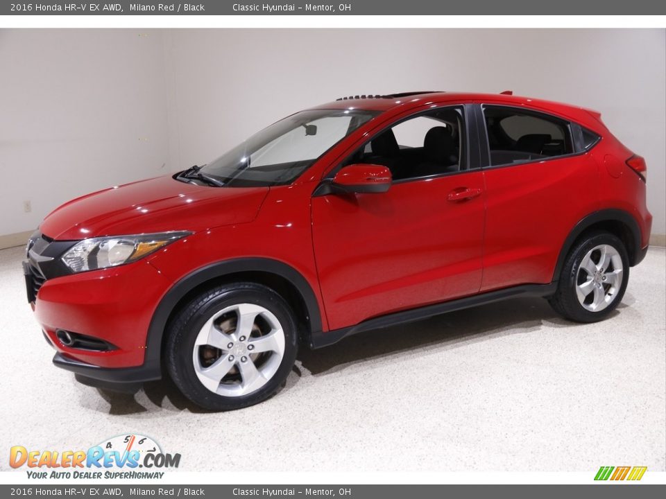 2016 Honda HR-V EX AWD Milano Red / Black Photo #3