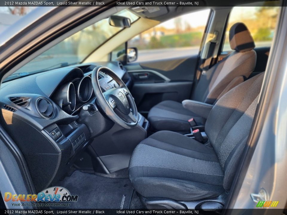 2012 Mazda MAZDA5 Sport Liquid Silver Metallic / Black Photo #26