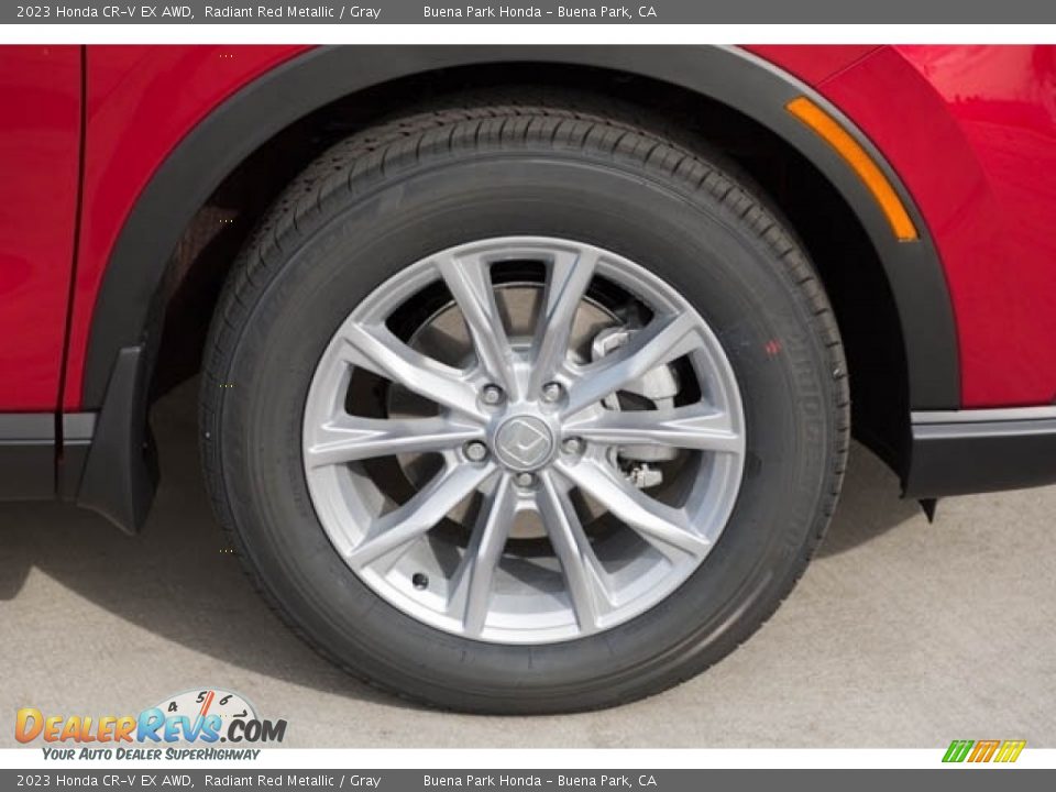 2023 Honda CR-V EX AWD Radiant Red Metallic / Gray Photo #11