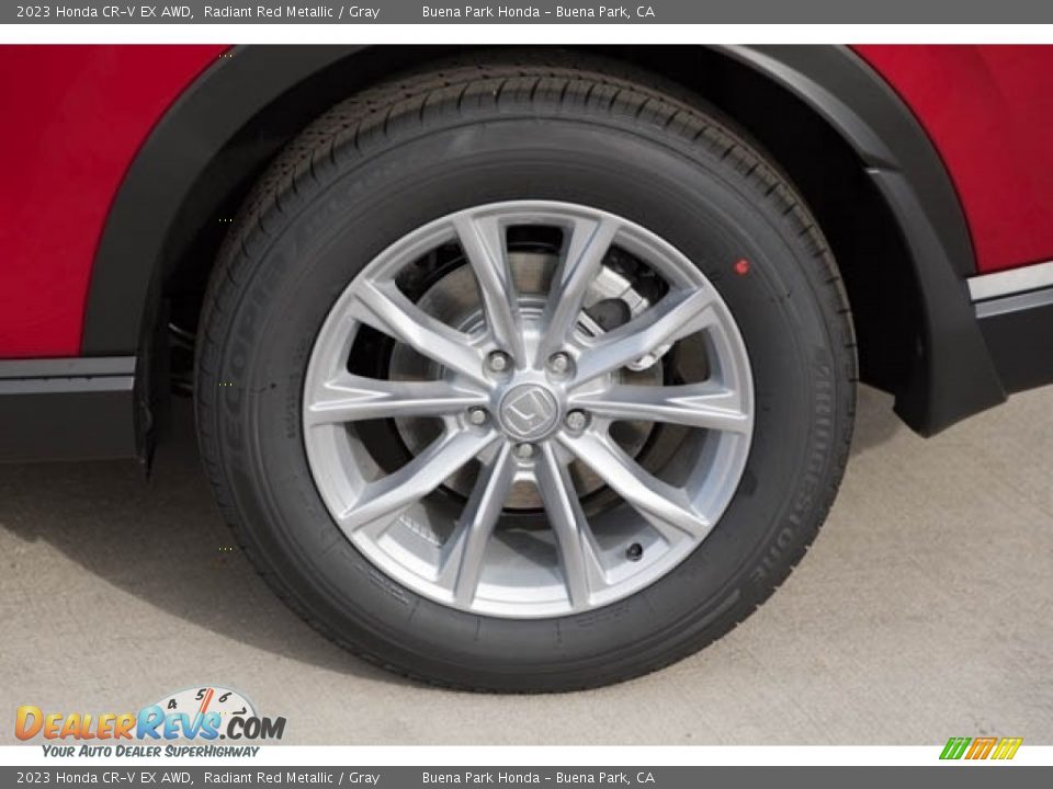 2023 Honda CR-V EX AWD Radiant Red Metallic / Gray Photo #12