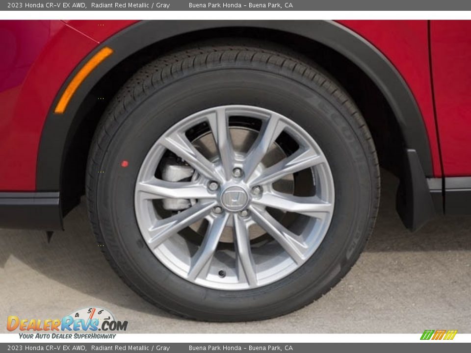 2023 Honda CR-V EX AWD Radiant Red Metallic / Gray Photo #13