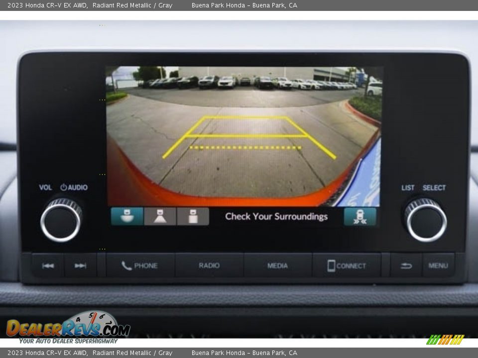 2023 Honda CR-V EX AWD Radiant Red Metallic / Gray Photo #14