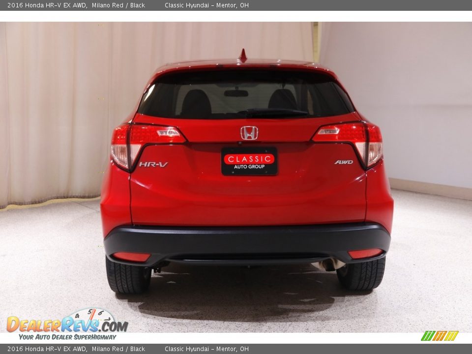 2016 Honda HR-V EX AWD Milano Red / Black Photo #18