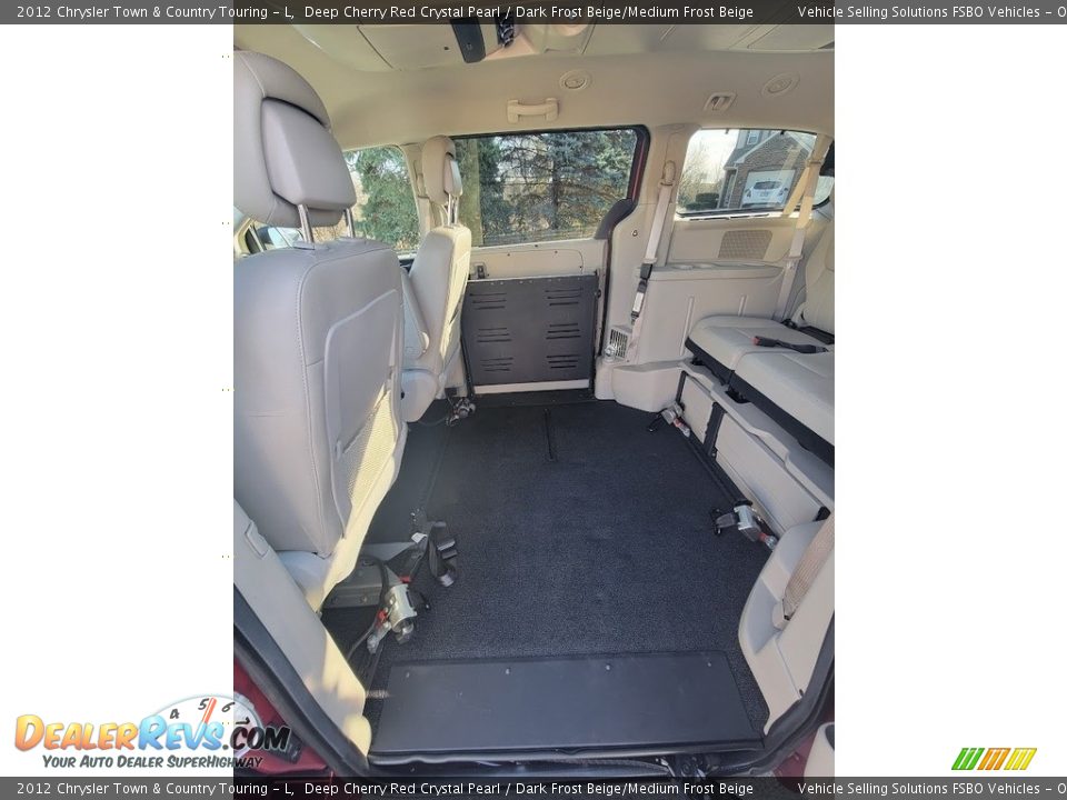 2012 Chrysler Town & Country Touring - L Deep Cherry Red Crystal Pearl / Dark Frost Beige/Medium Frost Beige Photo #14