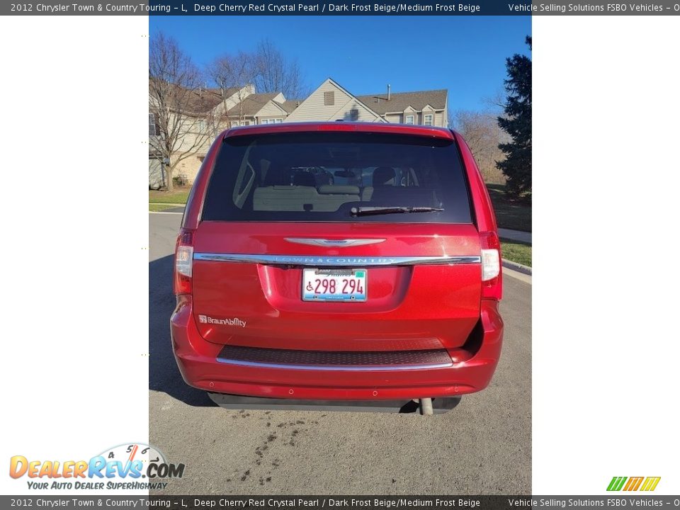 2012 Chrysler Town & Country Touring - L Deep Cherry Red Crystal Pearl / Dark Frost Beige/Medium Frost Beige Photo #19