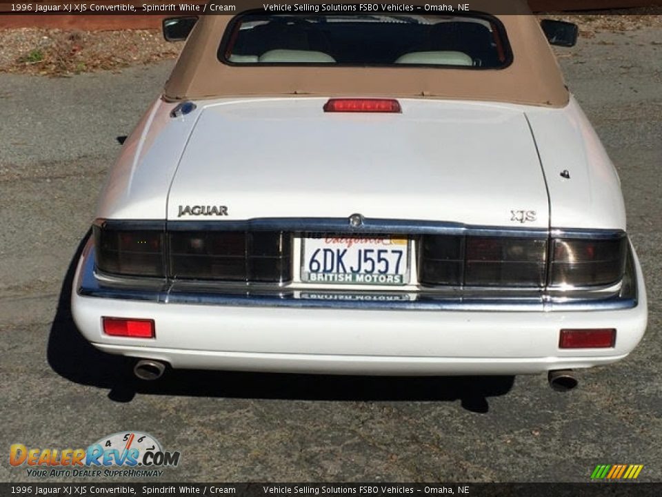 1996 Jaguar XJ XJS Convertible Spindrift White / Cream Photo #6