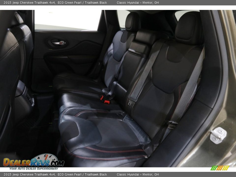 2015 Jeep Cherokee Trailhawk 4x4 ECO Green Pearl / Trailhawk Black Photo #19