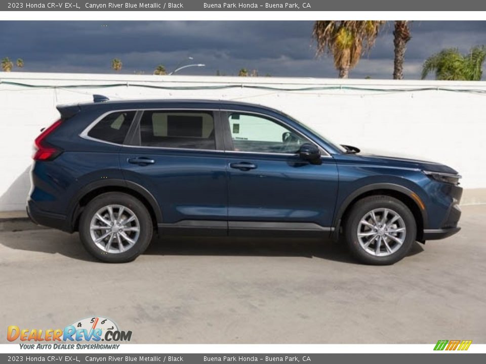 Canyon River Blue Metallic 2023 Honda CR-V EX-L Photo #8