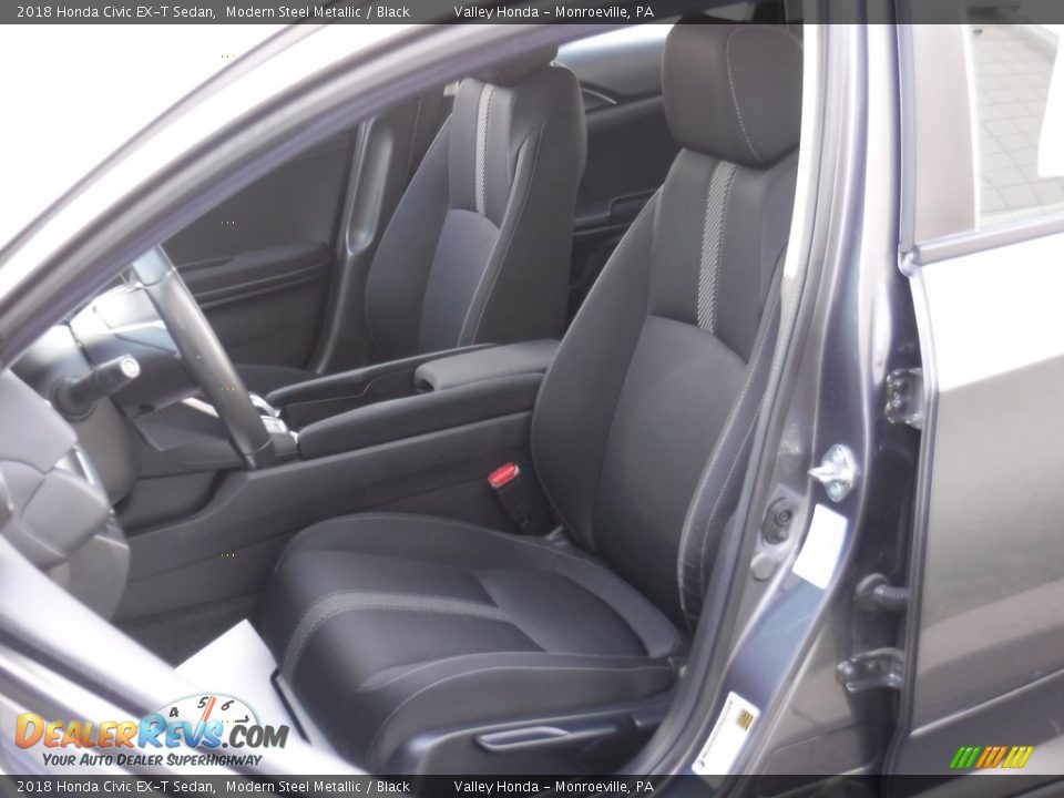 Front Seat of 2018 Honda Civic EX-T Sedan Photo #12