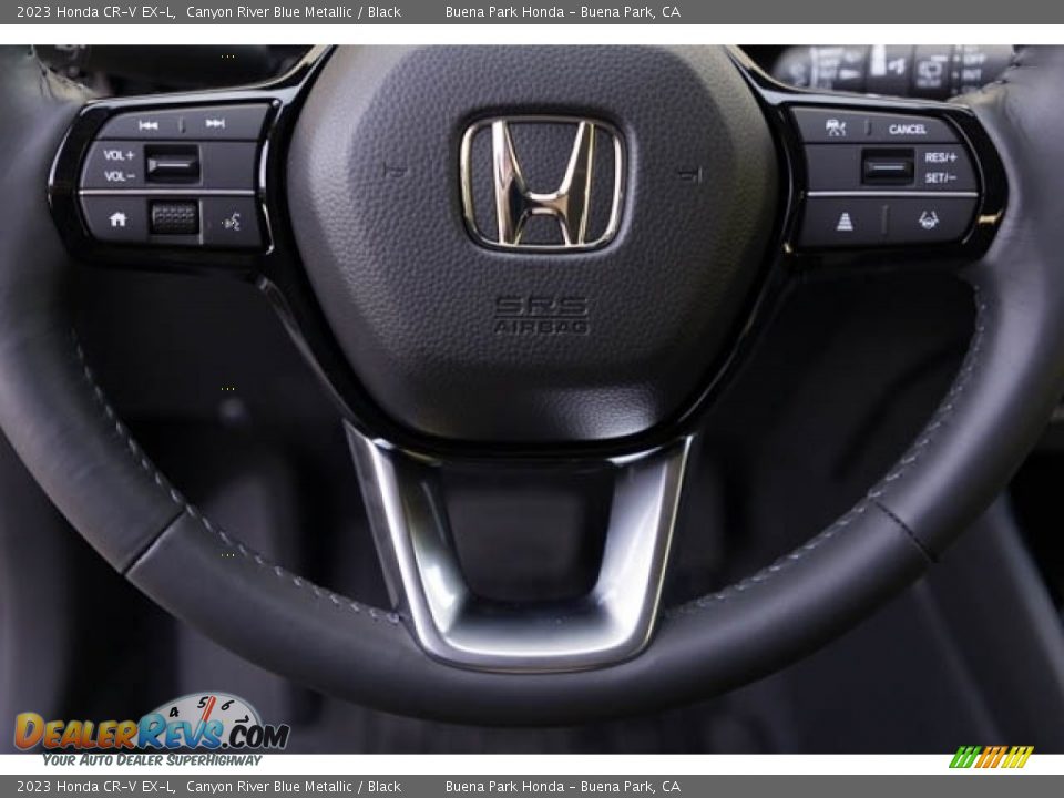 2023 Honda CR-V EX-L Canyon River Blue Metallic / Black Photo #17