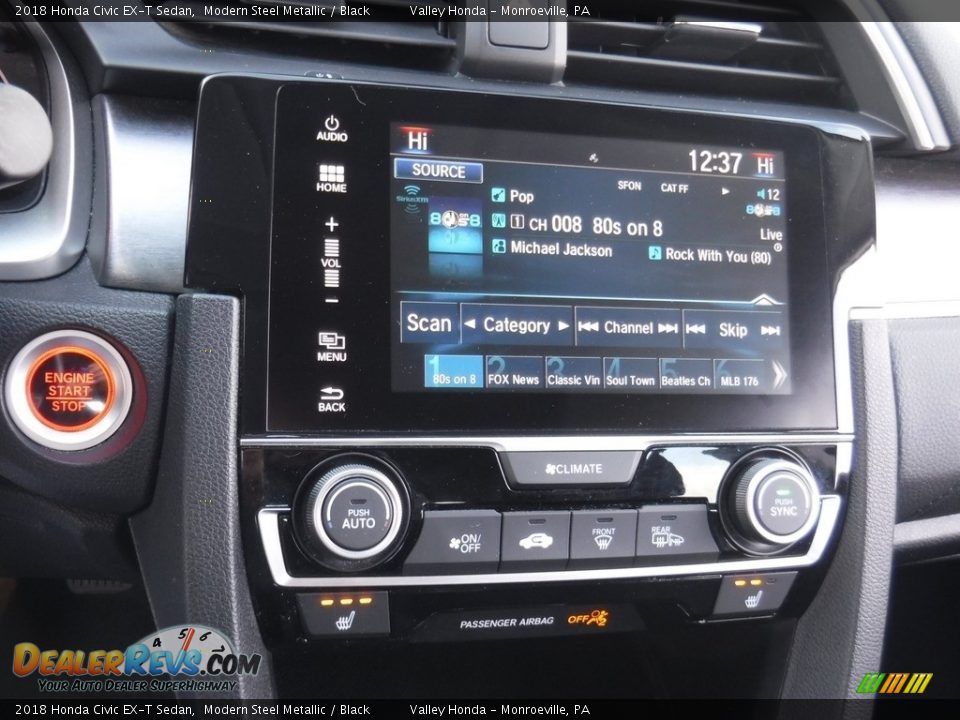 Controls of 2018 Honda Civic EX-T Sedan Photo #17