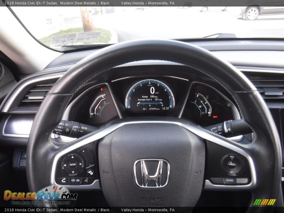 2018 Honda Civic EX-T Sedan Steering Wheel Photo #21