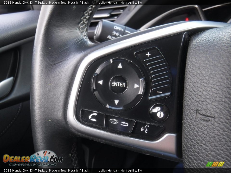2018 Honda Civic EX-T Sedan Steering Wheel Photo #22