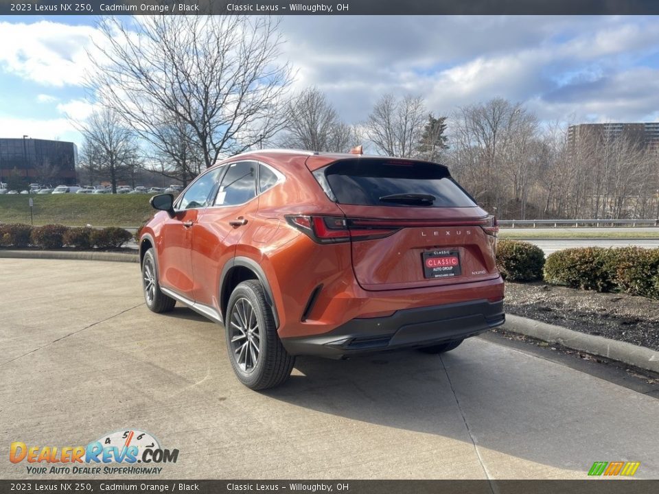 2023 Lexus NX 250 Cadmium Orange / Black Photo #4