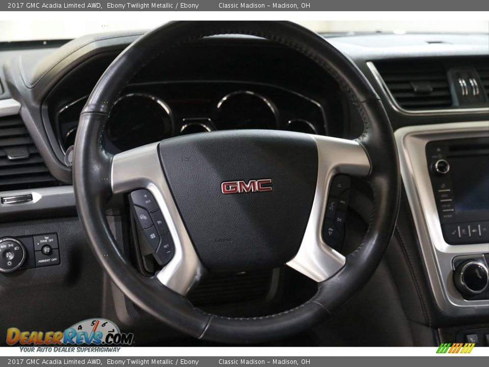 2017 GMC Acadia Limited AWD Ebony Twilight Metallic / Ebony Photo #7
