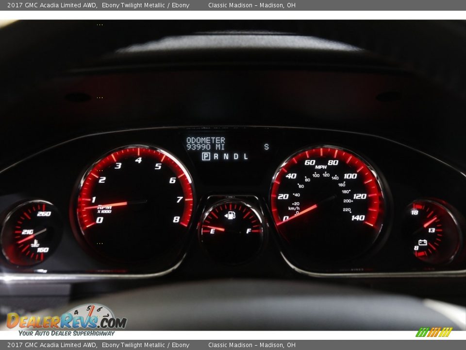 2017 GMC Acadia Limited AWD Ebony Twilight Metallic / Ebony Photo #8