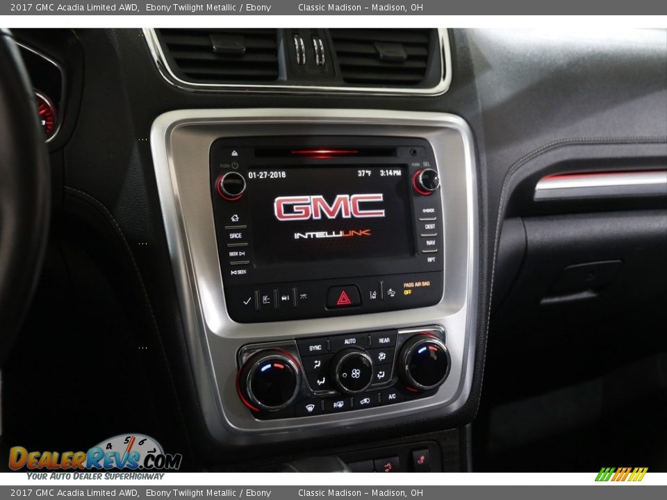 2017 GMC Acadia Limited AWD Ebony Twilight Metallic / Ebony Photo #9