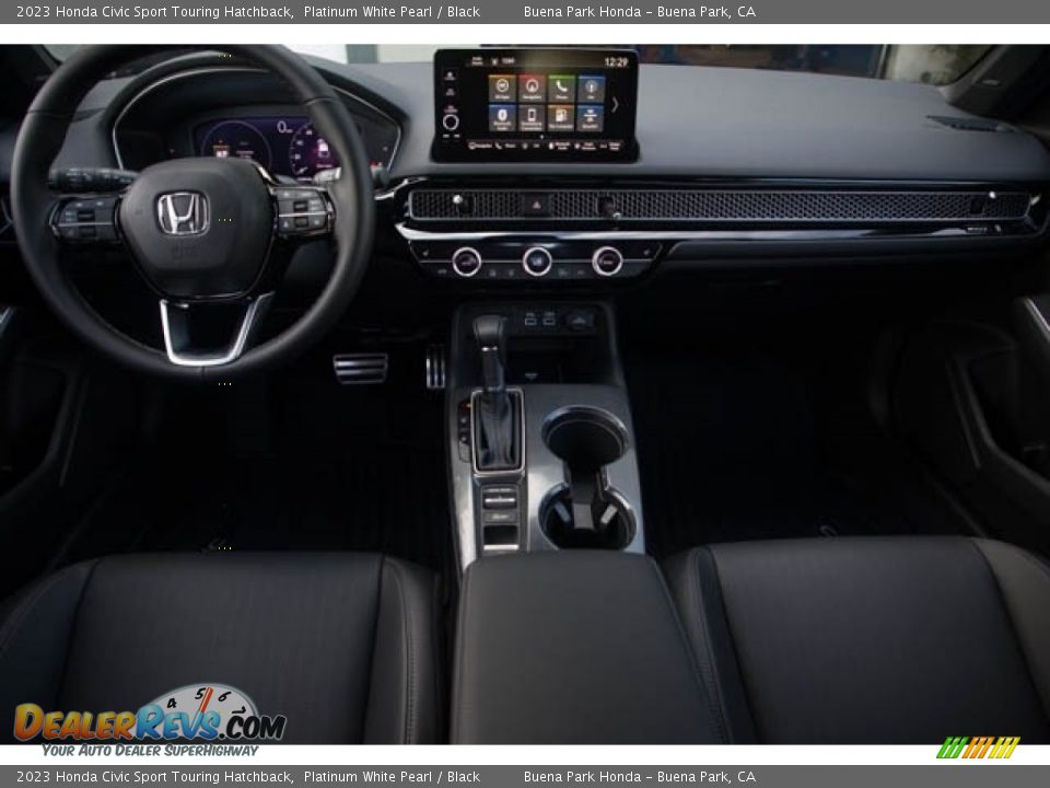 Black Interior - 2023 Honda Civic Sport Touring Hatchback Photo #17