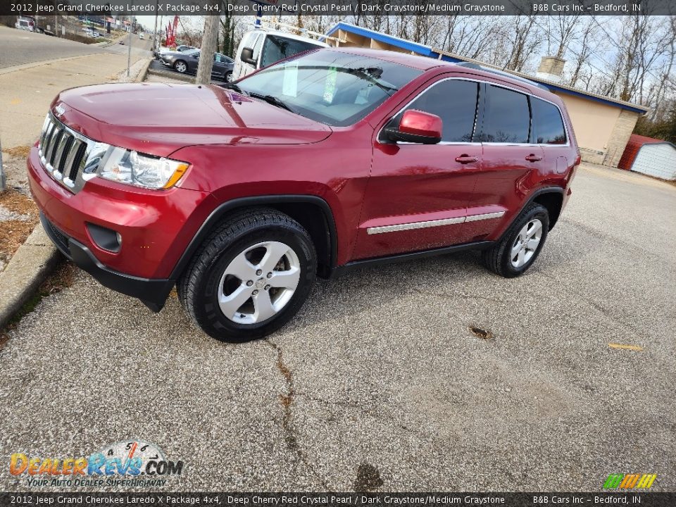 2012 Jeep Grand Cherokee Laredo X Package 4x4 Deep Cherry Red Crystal Pearl / Dark Graystone/Medium Graystone Photo #5